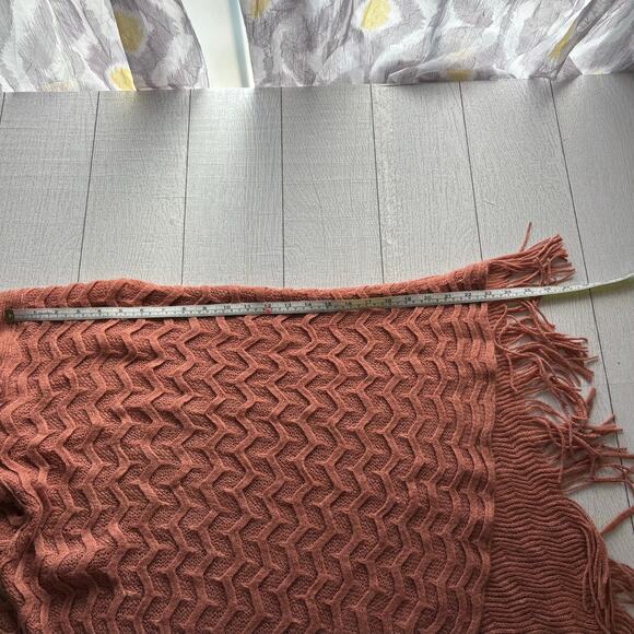 Just be... Dusty Rose Poncho Size Small - Picture 8 of 8